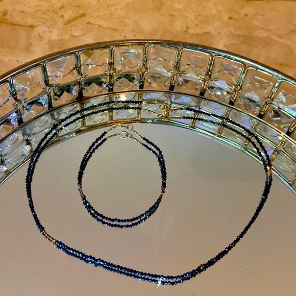 Necklace and bracelet set. Handmade in Lithuania. - Picture 2 of 2